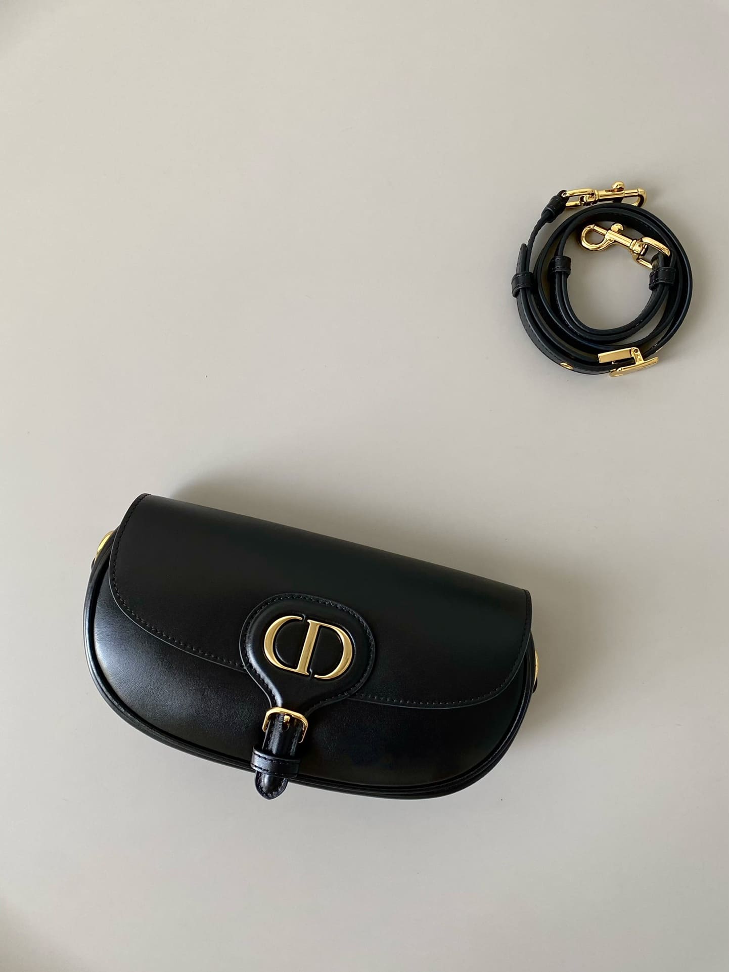 TÚI Dior Women Bobby East-West Bag Box Calfskin-Black Top Quality