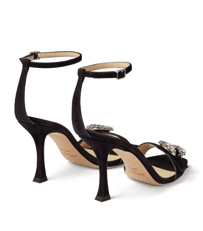 GIÀY JIMMY CHOO  Marsai 90 Leather Sandals