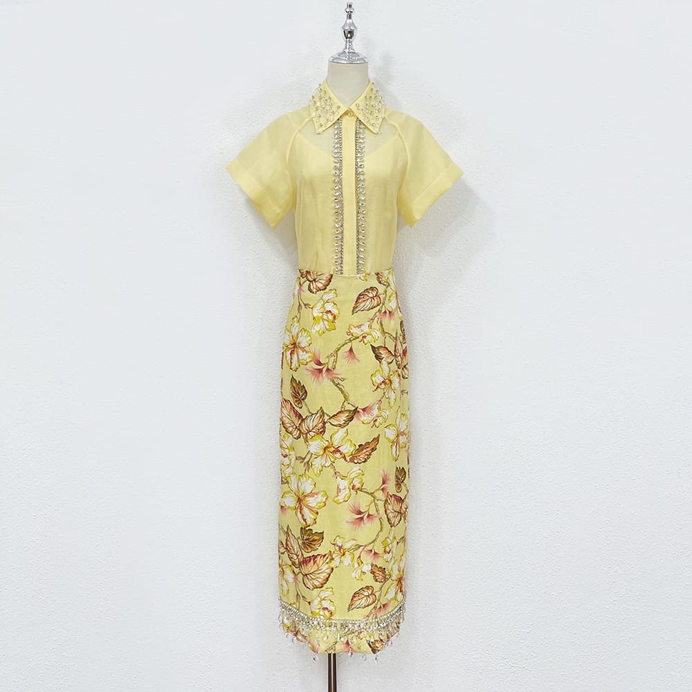 VÁY ZIMMERMANN Flower Vintage Dress High Classy