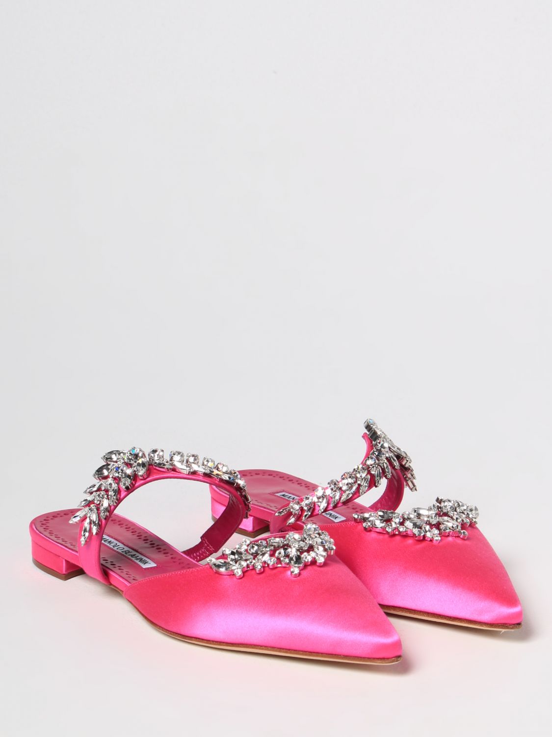 GIÀY MANOLO BLAHNIK Fuchsia ballet flats shoes