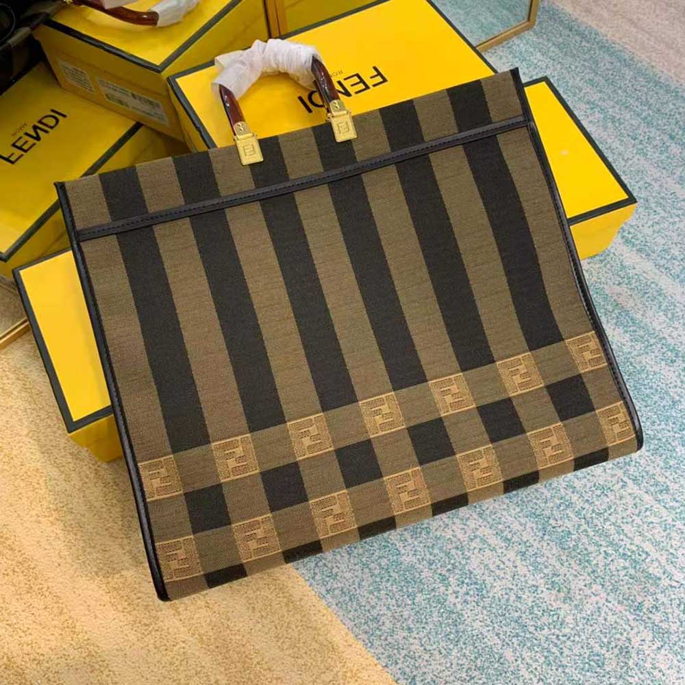 TÚI Fendi Women Sunshine Large Shopper in Brown Fabric