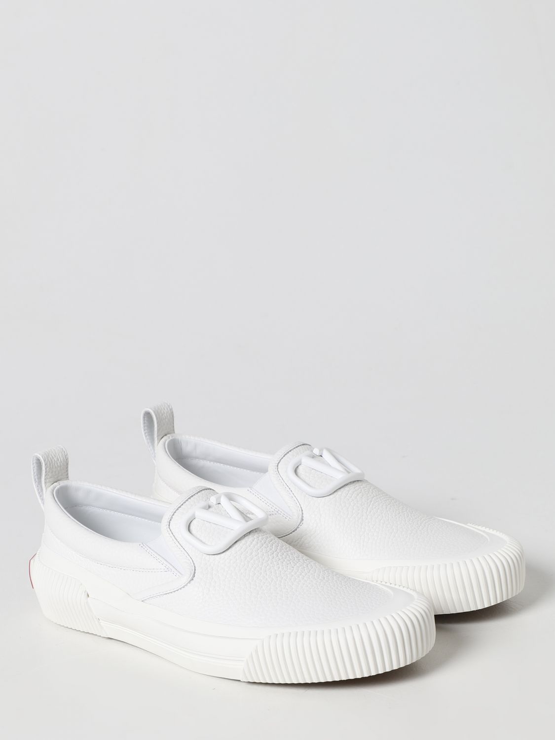 GIÀY VALENTINO GARAVANI V Logo White Slip-on