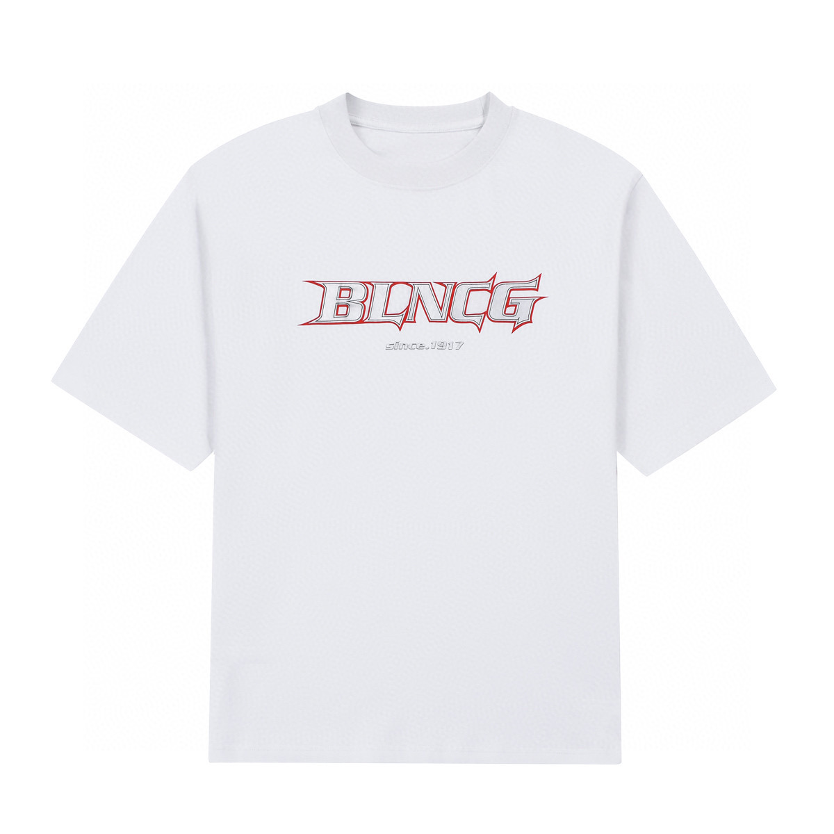ÁO BALENCIAGA print cotton jersey T-shirt