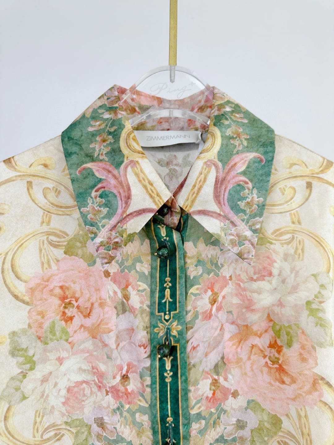 ÁO ZIMMERMANN Flower Vintage Dress High Classy