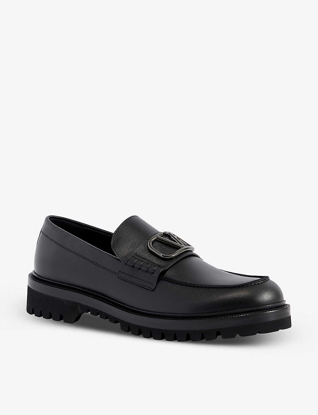 GIÀY VALENTINO GARAVANI VLOGO leather loafers