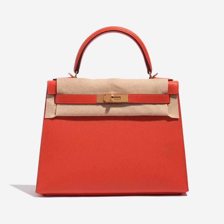 TÚI Hermès Kelly 28 Epsom Capucine Gold Buckle khóa vàng