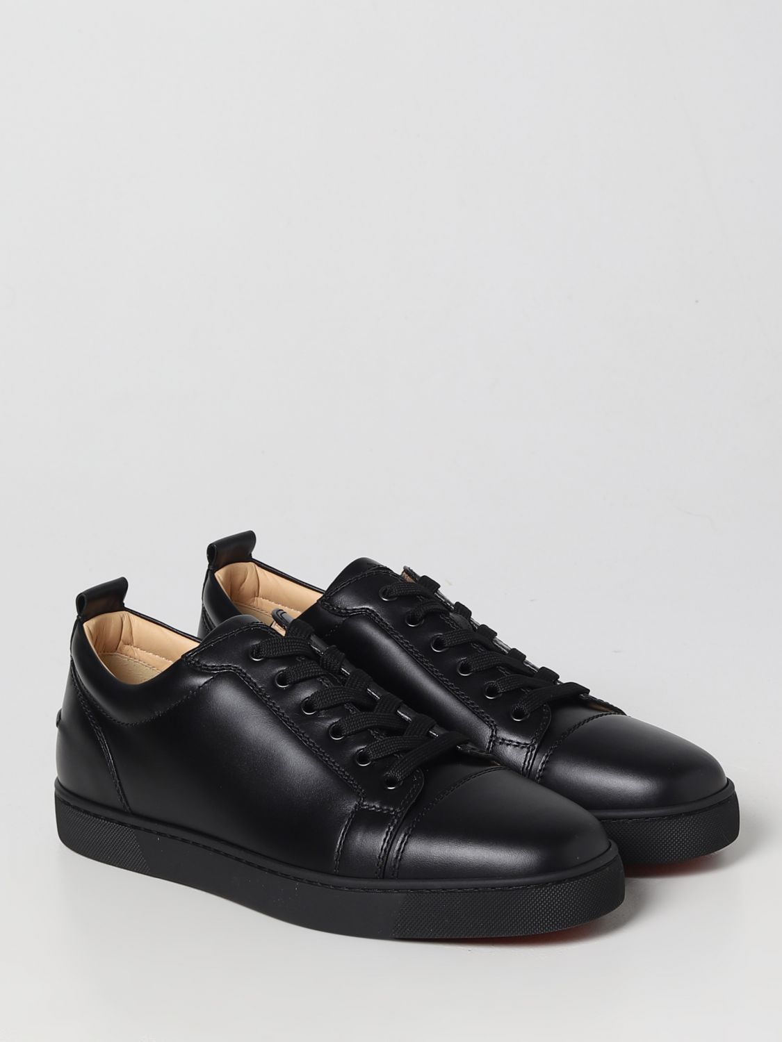 GIÀY CHRISTIAN LOUBOUTIN LUXURY BLACK LEATHER sneakers