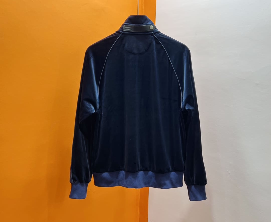 ÁO TOM FORD BLUE VELVET LEATHER JACKET