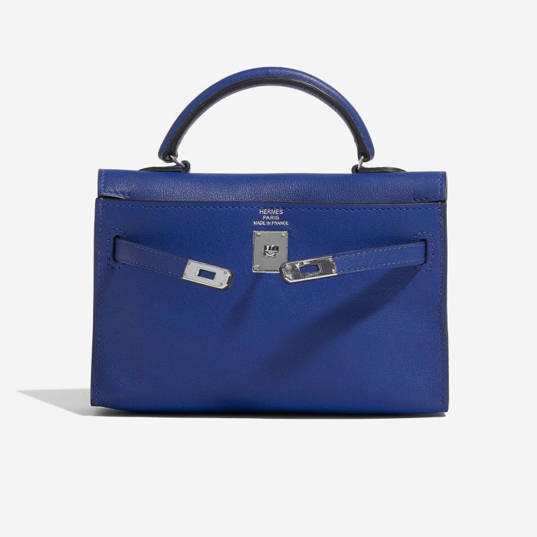 TÚI Hermès Kelly Micro Swift Blue Electrique