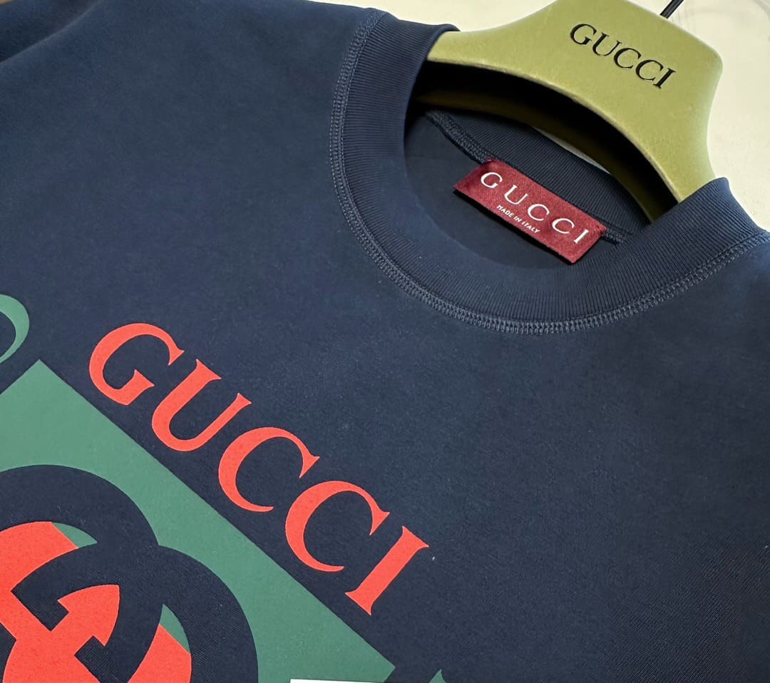 ÁO GUCCI GG T SHIRT MÀU ĐEN UNISEX