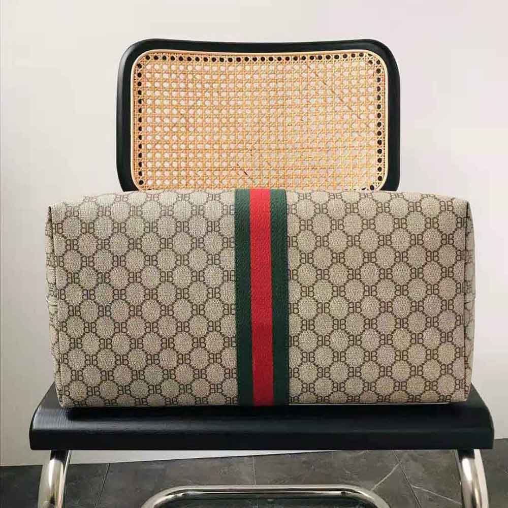 TÚI Balenciaga Hacker Large Tote Bag in Coated Canvas in Beige