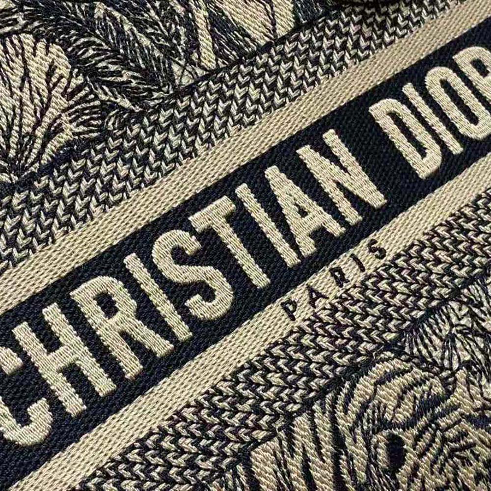 TÚI Dior Women Medium Lady D-lite Bag Beige Multicolor Toile de Jouy Voyage Embroidery