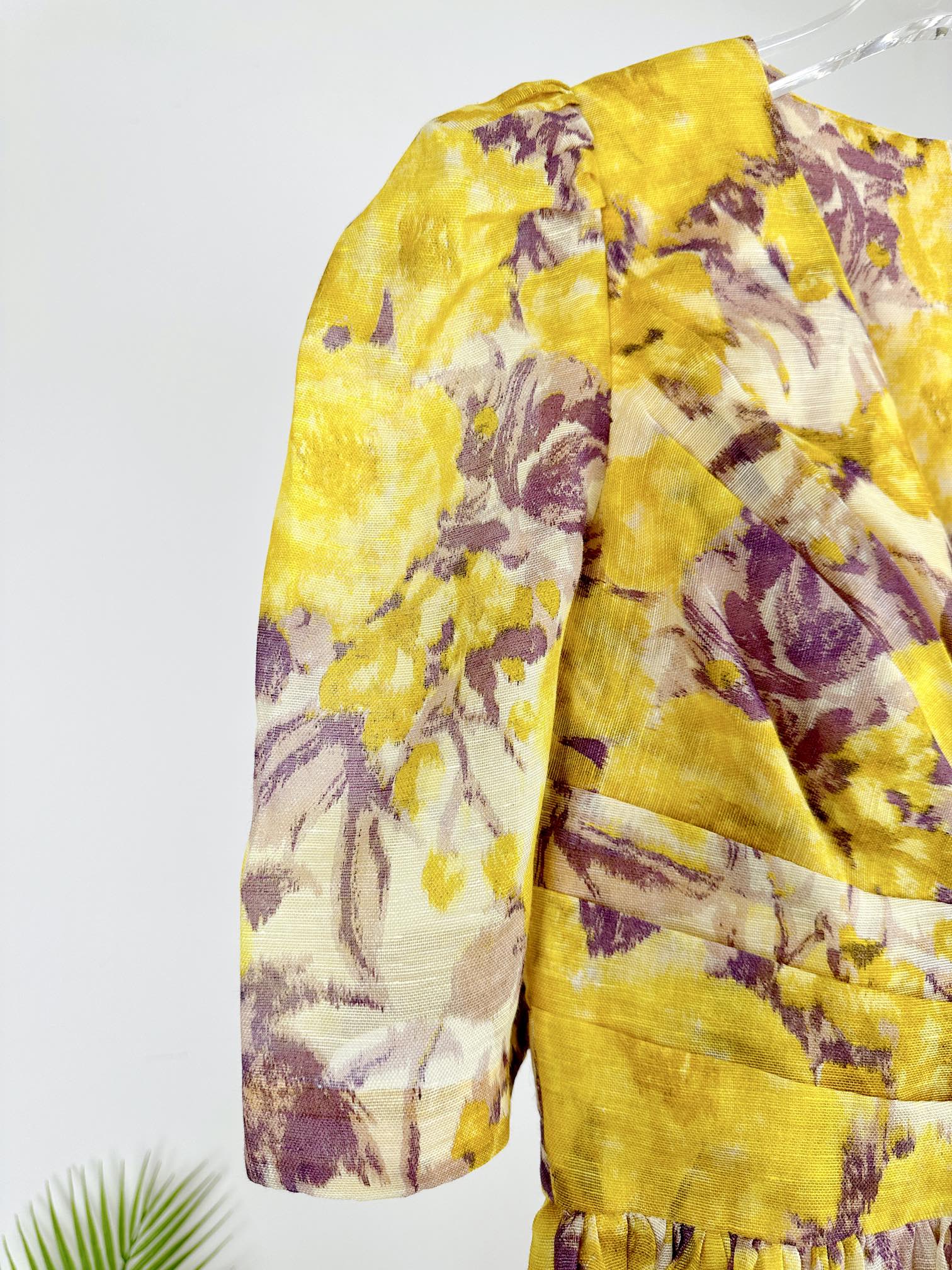 VÁY ZIMMERMANN Flower Vintage Dress With Charm