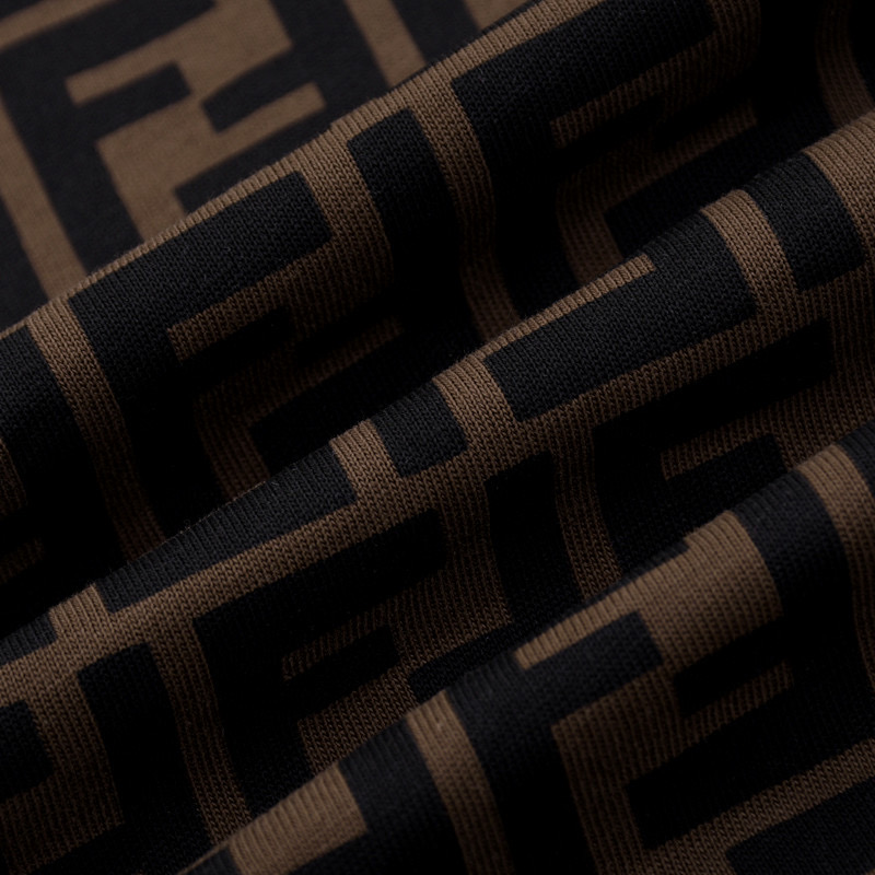 ÁO FENDI ROMA FF T SHIRT BROWN