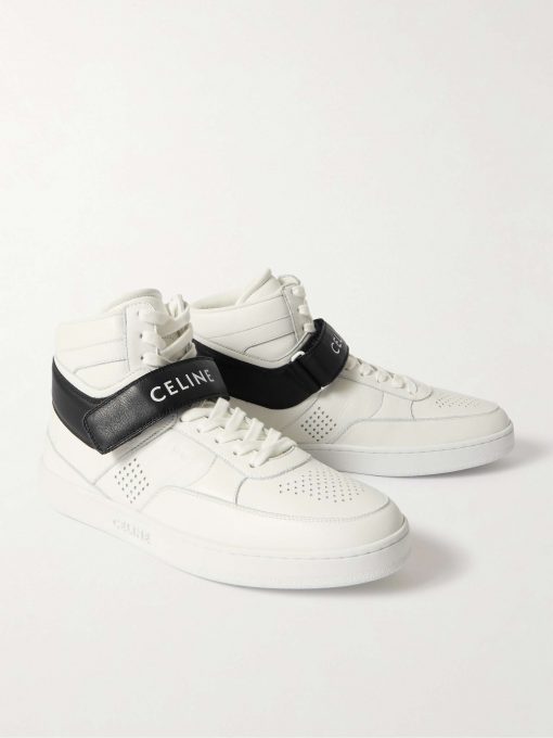 GIÀY CELINE HIGH TOP SNEAKER WHITE BLACK