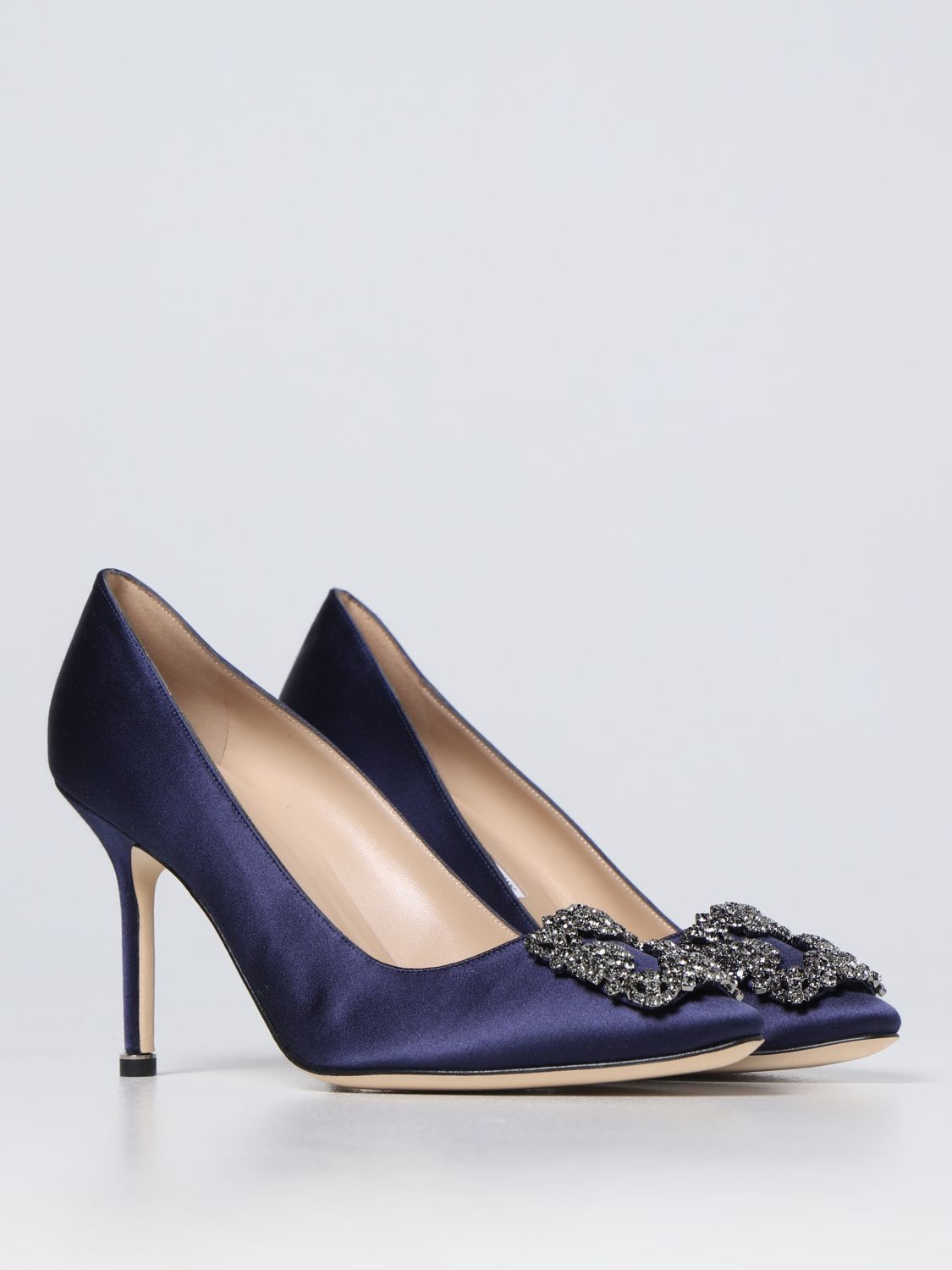 GIÀY MANOLO BLAHNIK Coban satin pumps shoes