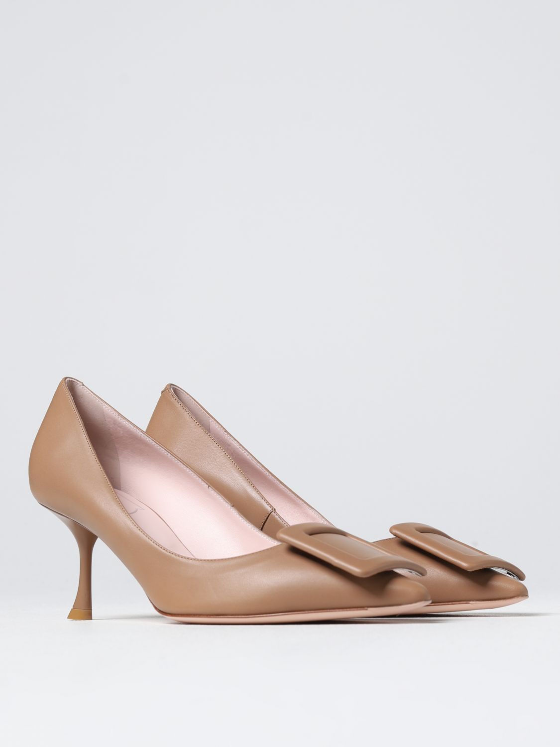 GIÀY ROGER VIVIER Brown high heel shoes