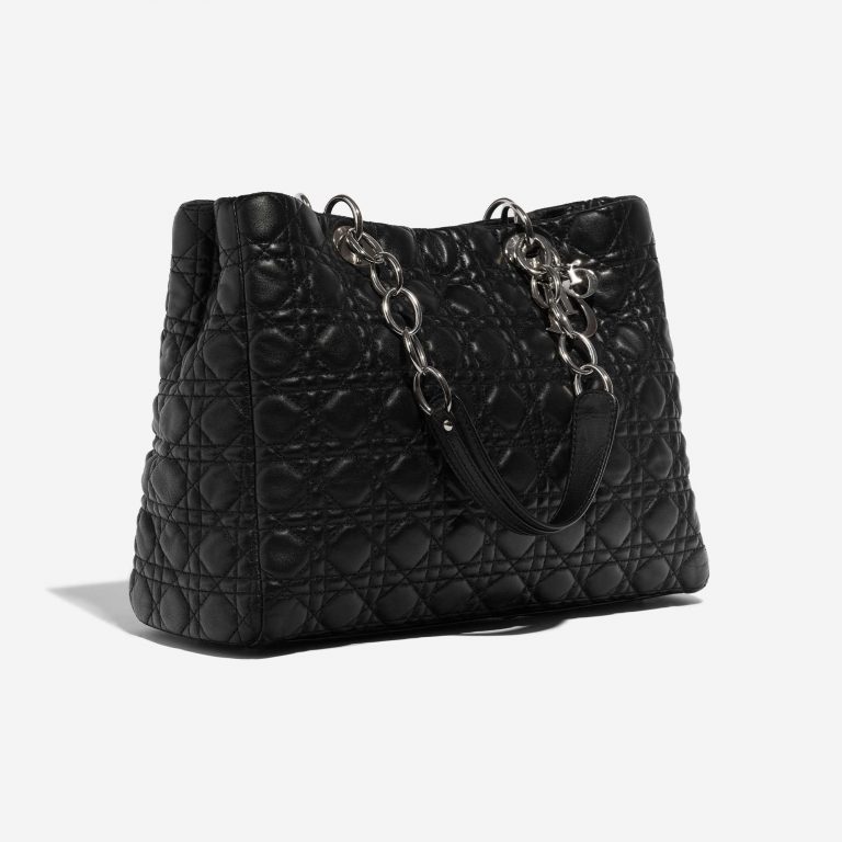 TÚI DIOR Shopper Medium Lamb Black da cừu