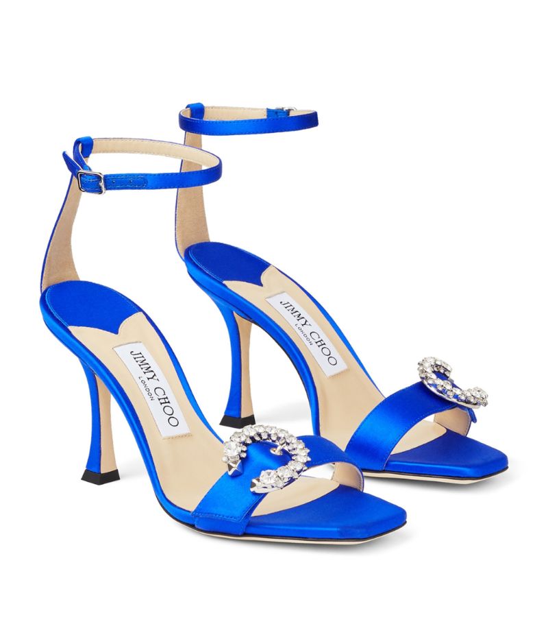 GIÀY JIMMY CHOO  Satin Marsai Sandals 100