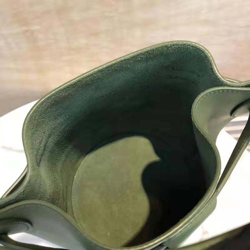 TÚI Celine Women Big Bag Nano Bucket in Smooth Calfskin-Lime