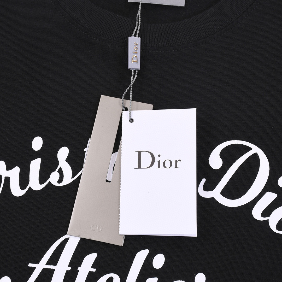 ÁO CHRISTIAN DIOR print cotton jersey T-shirt