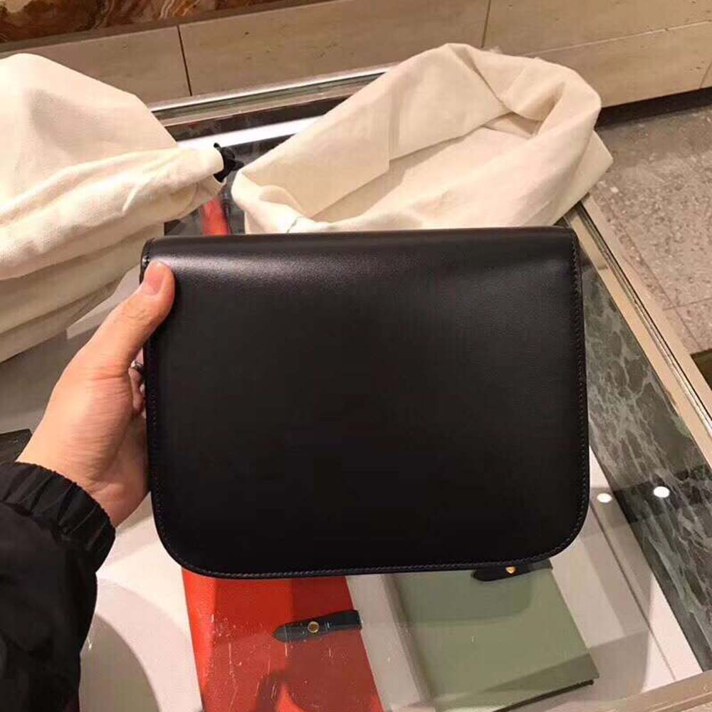 TÚI Celine Women Small Classic Bag in Box Calfskin Leather-Black