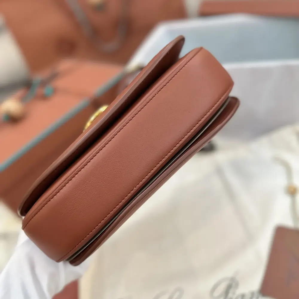 TÚI LORO PIANA Women Mini Ghiera Bag-Brown