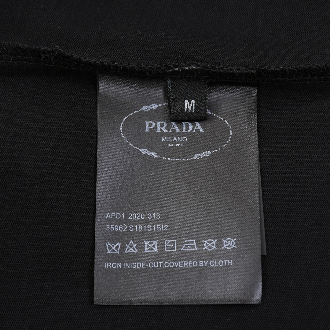 ÁO PRADA T SHIRT BLACK ÁO PRADA T SHIRT BLACK