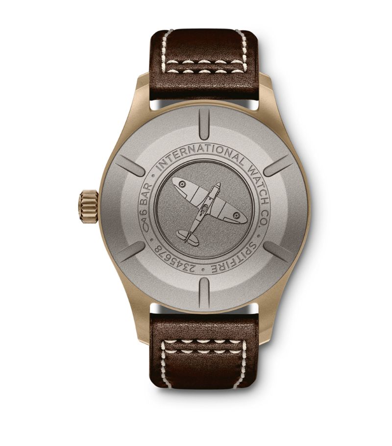 Đồng hồ IWC Bronze Pilot's Automatic Spitfire mặt số màu xanh Olive