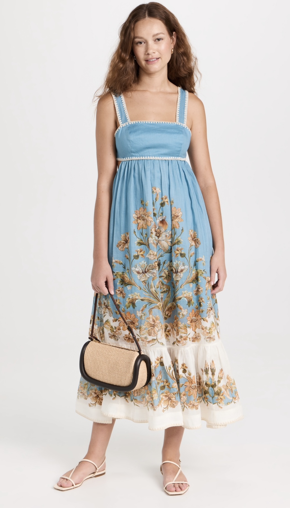 VÁY ZIMMERMANN Flower Long Vintage Dress
