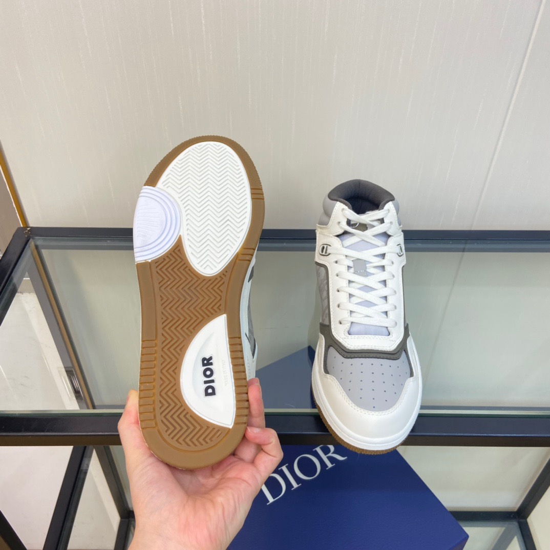 GIÀY CHRISTIAN DIOR LOGO CD 1947 SNEAKERS HIGH TOP SHOES