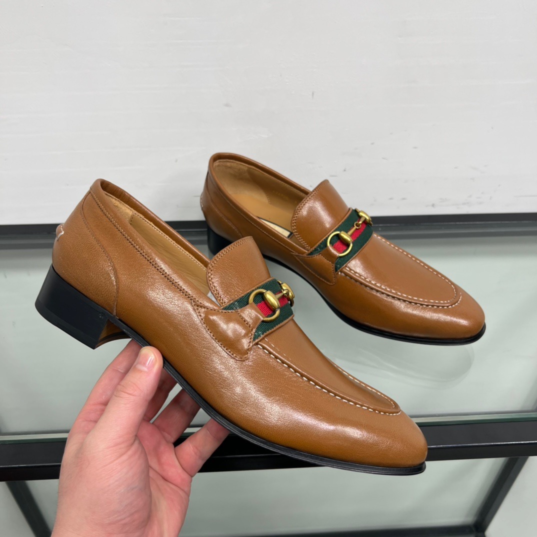 GIÀY GUCCI GG HORSEBIT LOGO LOAFER SHOES