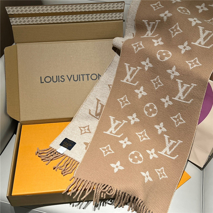 KHĂN Louis Vuitton LV Cashmere scarf
