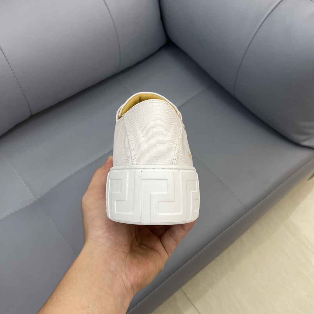 GIÀY VERSACE GRECA SNEAKERS LOW TOP CANVAS