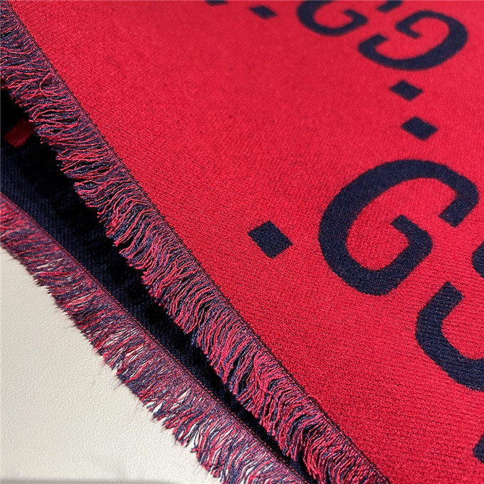 KHĂN Gucci GG Red scarf