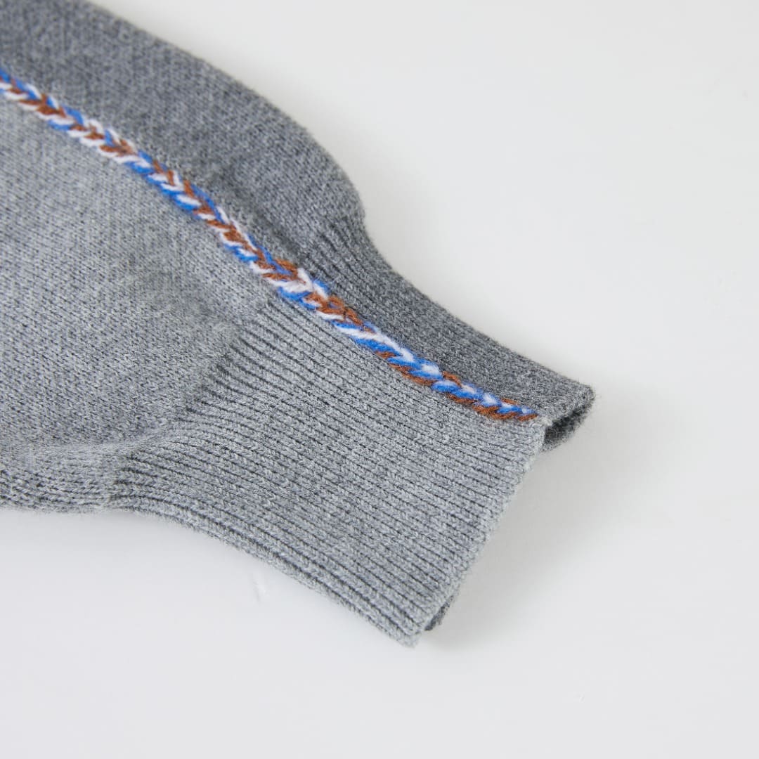 ÁO LOEWE Gray and Black Sweater