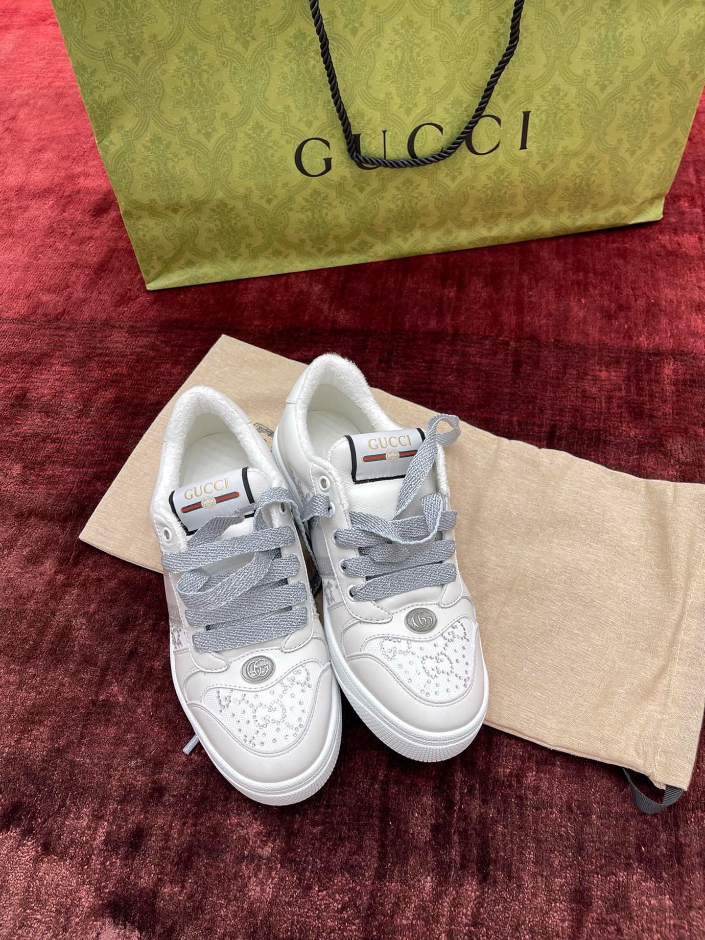 GIÀY GUCCI SCREENER UNISEX HIGH TOP QUALITY SHOES AAA