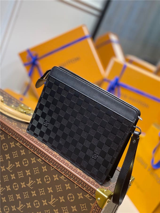 Túi LOUIS VUITTON standing pouch bag unisex