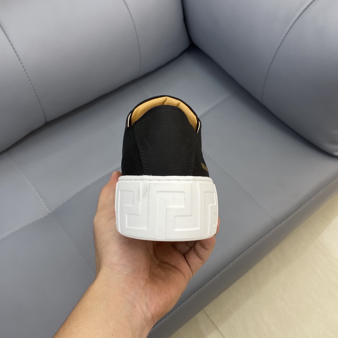 GIÀY VERSACE GRECA SNEAKERS LOW TOP CANVAS