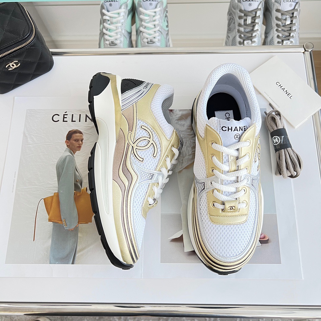 GIÀY CHANEL CC LOGO SNEAKER SHOES