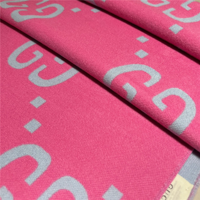 KHĂN Gucci GG Pink scarf