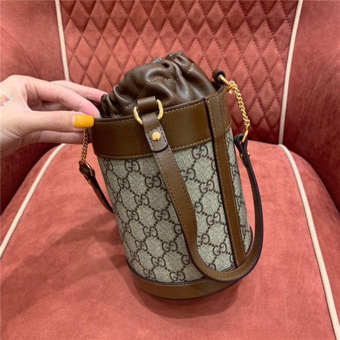 TÚI Gucci Horsebit 1955 small bucket bag brown Top Quality