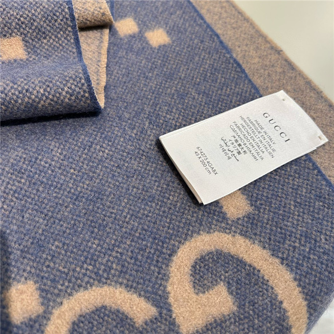 KHĂN Gucci GG Cashmere scarf