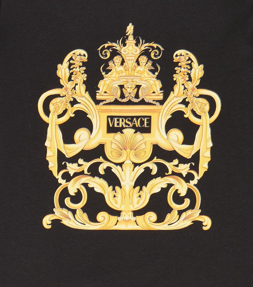 ÁO VERSACE KIDS Baroque cotton jersey T-shirt 9 -16 years