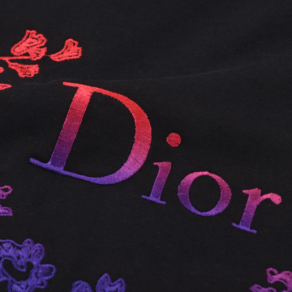 ÁO CHRISTIAN DIOR FLOWER T SHIRT BLACK
