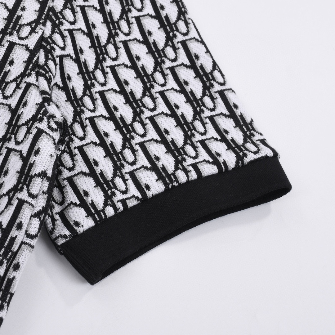 ÁO CHRISTIAN DIOR OBLIQUE T SHIRT BLACK