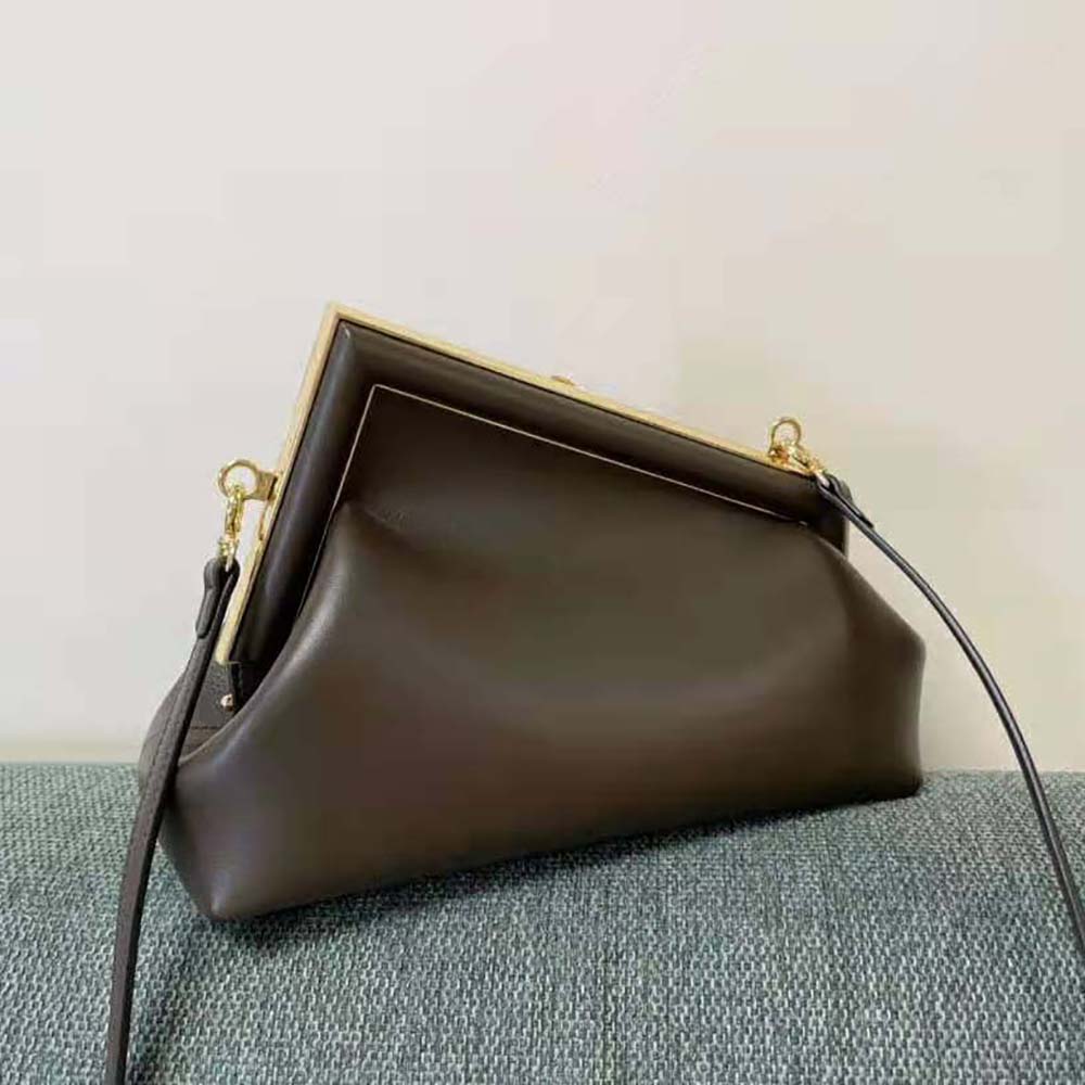 TÚI Fendi Women First Small Dark Green Leather Bag