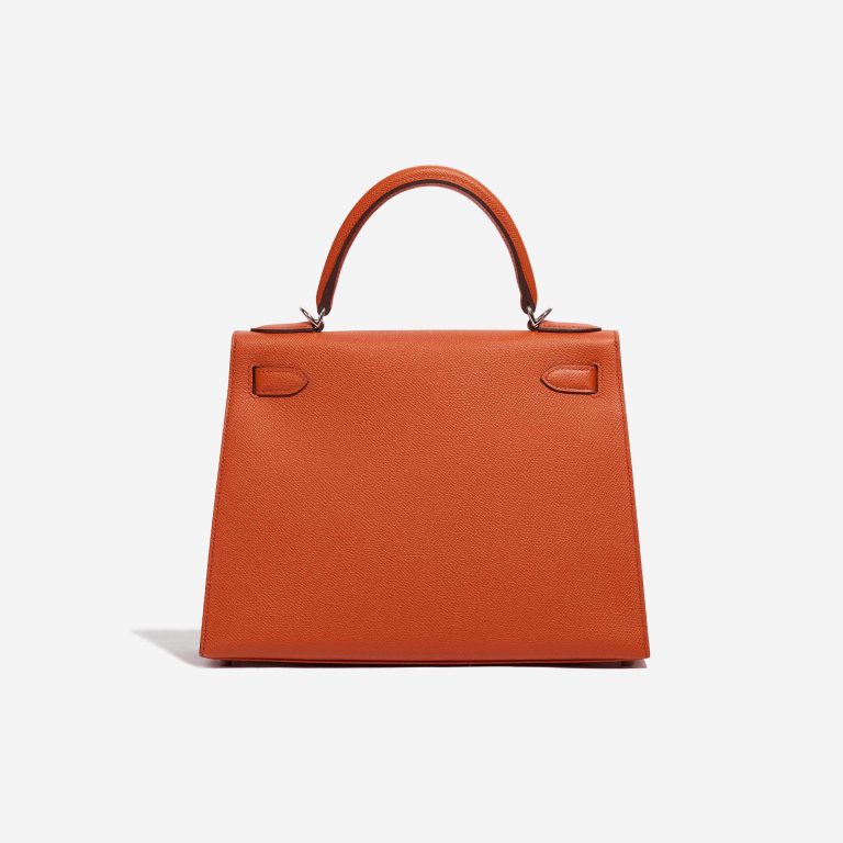 TÚI Hermès Kelly 28 Epsom Terre Battue Silver Buckle khóa trắng