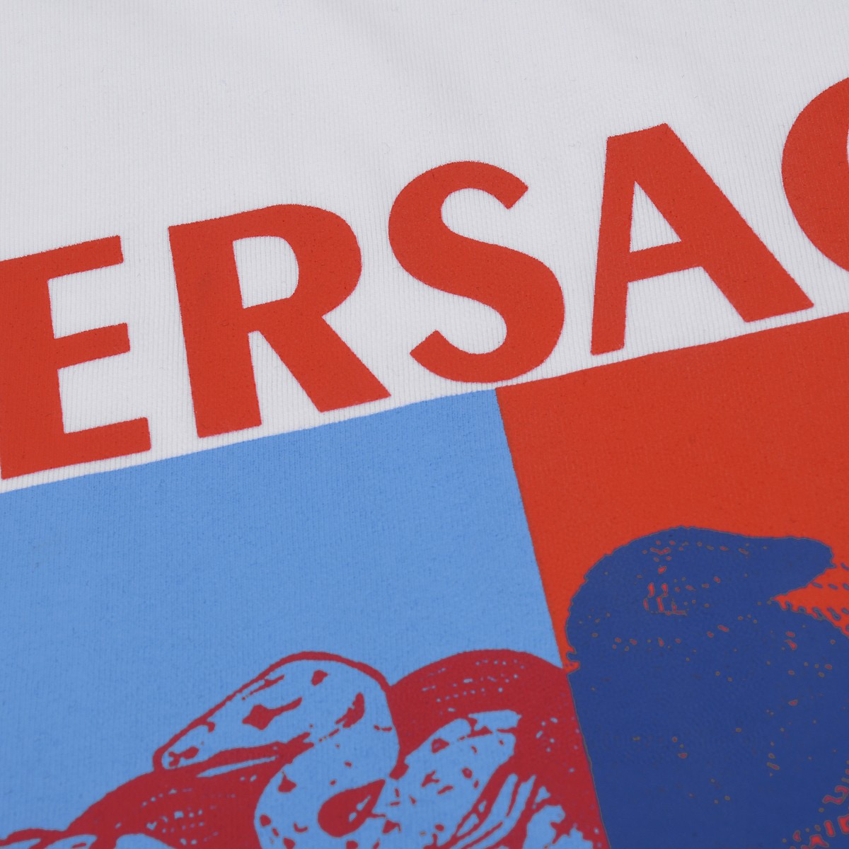 ÁO VERSACE print cotton jersey T-shirt