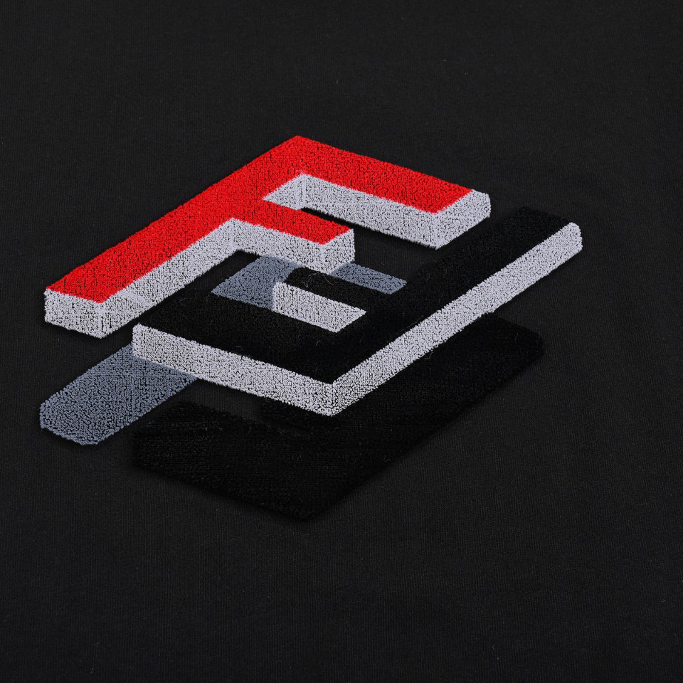 ÁO FENDI print cotton jersey T-shirt